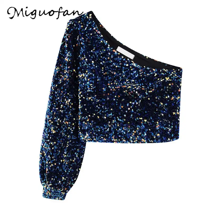 sequin tops for women blouse