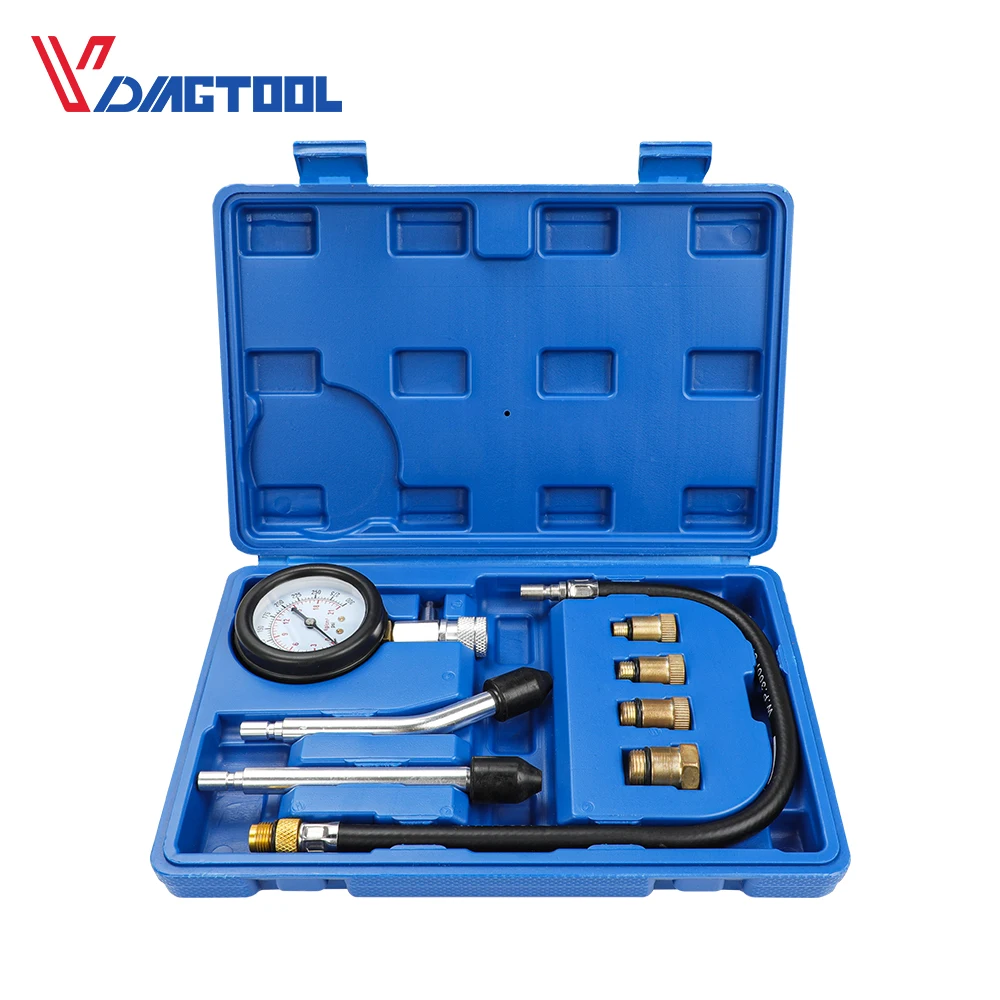 VDIAGTOOL Быстрый Манометр тестер комплект для двигателя авто бензиновый газовый
