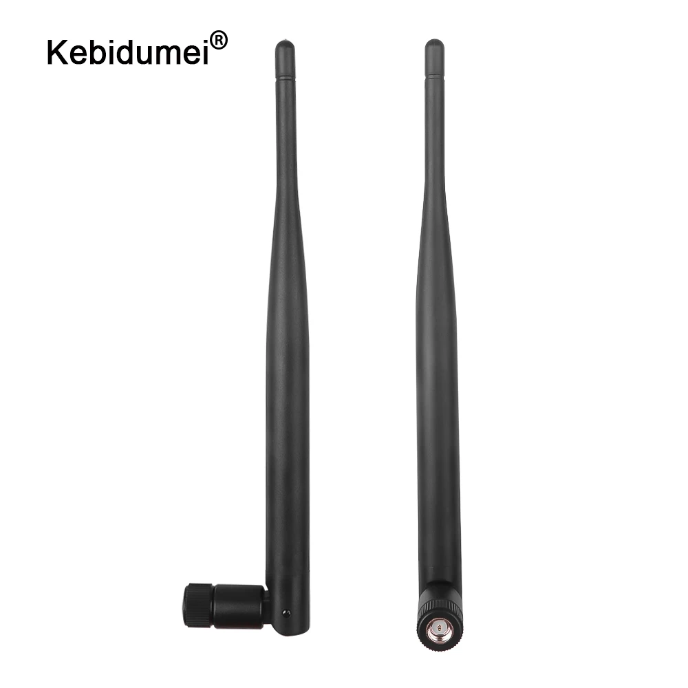 kebidumei 5dBi Aerial SMA Wireless Router WiFi Antenna 2.4GHz 802.11b/g For Mini PCI U.FL IPX to SMA Male Pigtail Cable — view 2