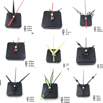 

DIY Quartz Watch Silent Wall Clock Movement Quartz repair Movement Clock Mechanism Parts with needles 1 set