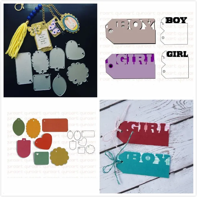 

Eastshape Tag Metal Cutting Dies Scrapbooking for Card Making DIY Embossing Cuts Metal Dies Book Decoration