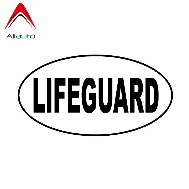 Aliauto индивидуальная Автомобильная наклейка Lifeguard овальная виниловая