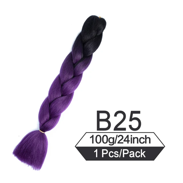 24 Inch Jumbo Braiding Hair Extensions For Box Twist Braid Accessorie Pre Stretched Afro Fake Hair Wholesale Jumbo Crochet Braid #24