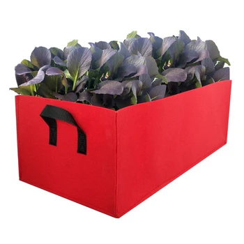 

Non-woven Flower Vegetable Plant Growth Bag 2 mm Thickened Fabric Pots Plant Growing Bag Garden Planting Bags with Handle Straps
