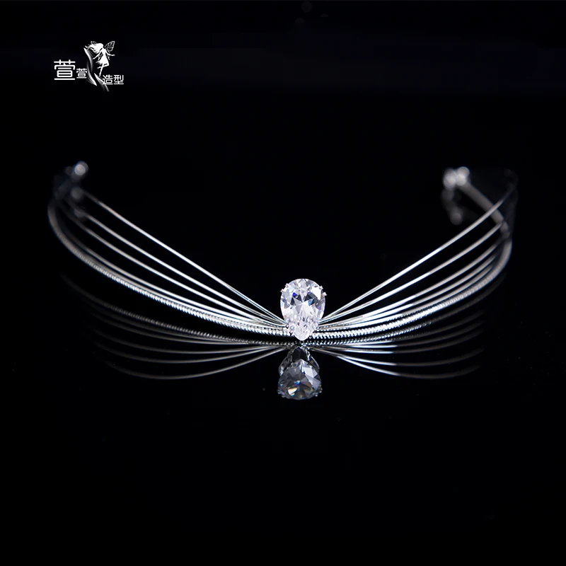 Crowns and Tiaras Crystal Pearl Bride Wedding Queen Crowns for Women Decorative Princess Tiaras Hair Accessories for Women and Girls (1)