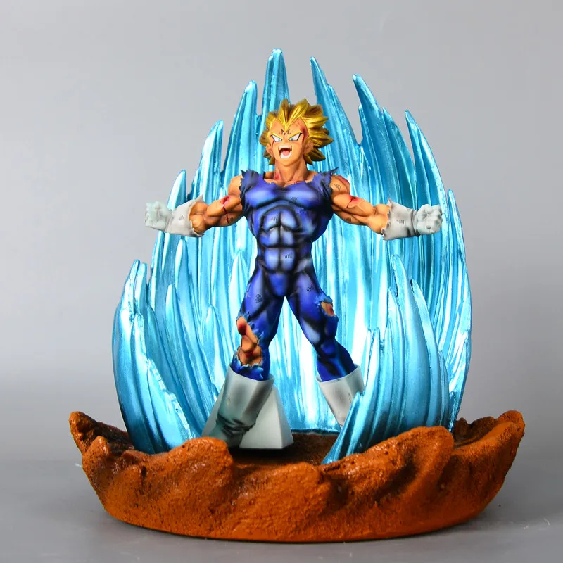 24 см аниме Dragon Ball Recoat цвет персик Сон Гоку Вегета платформа GK статуя ПВХ фигурка Коллекционная модель игрушки M3380