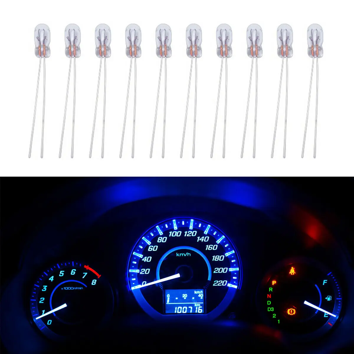 Lamp Light Bulb 10x Miniature 3/4/5mm 6/12/24V Edison Incandescent Filament Rice