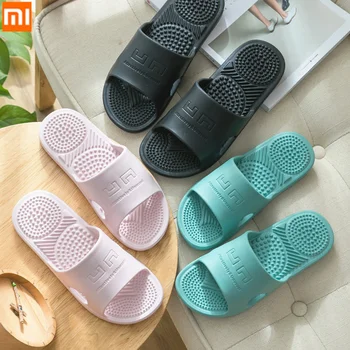 

Xiaomi Summer Home Massage Female Slippers EVA Couple Bath Shower Slipper Women Men Non-slip Soft Comfortable Flip Flop 7 Colors