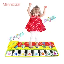 70x27 см Детские пианино клавиатура Игровой Коврик музыкальные ковры сенсорные игровые коврики для детей Детские Музыкальные Развивающие игрушки подарок