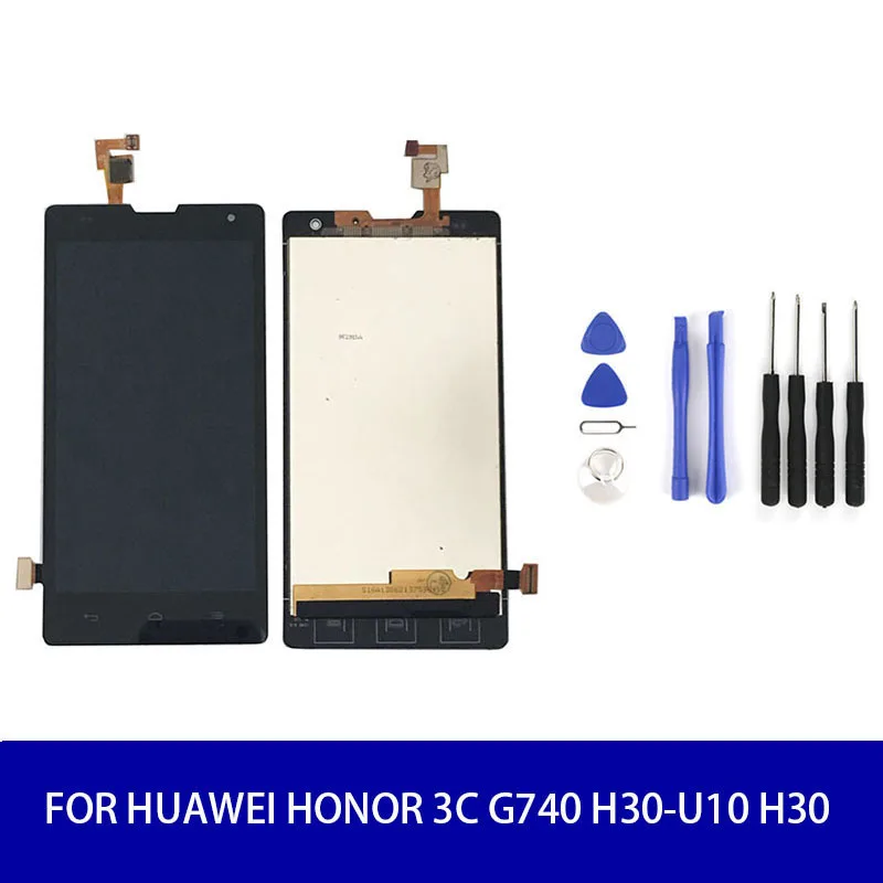 С ЖК дисплеем для Huawei Честь 3C G740 H30 U10 T10 T00 L01 дисплей сенсорный экран в сборе