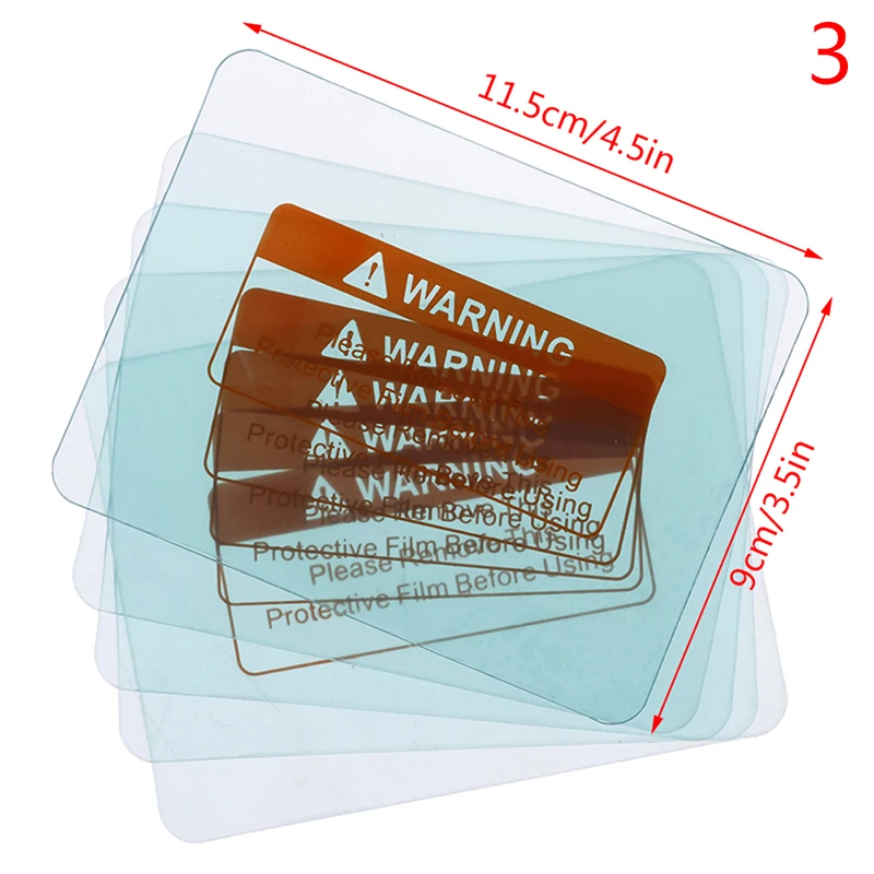 5pcs Spare Welding Shield Cover Lens Protector Plate for Welding Helmet Mask