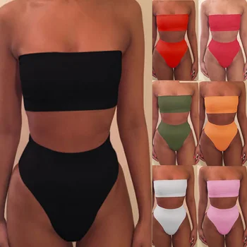 

Bikini Women Swimwear Bikinis Sexy Biquini Swim Suit Set Off Bandage Swimsuit Female Beachwear Swimming Bikini Women Pluz Size