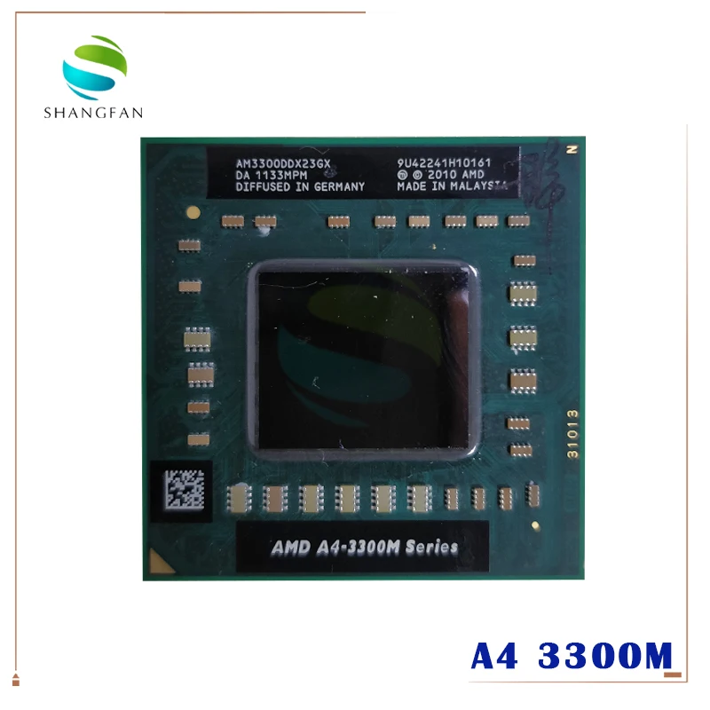 Процессор AMD A4 3300M AM3300DDX23GX 2 Мб кэш памяти L2 1 90 ГГц Socket FS1 PGA722 процессор для ноутбука
