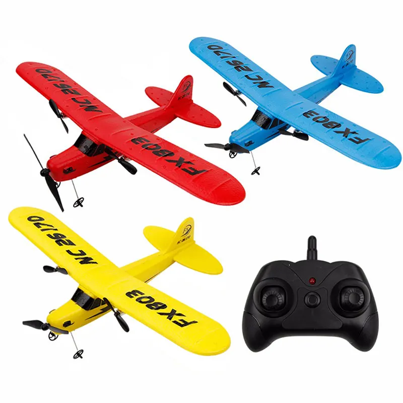FX-803 RC Air Plane 2.4G Foam RC Plane EPP Airplane Model Outdoor Remote Control Glider Two-Way Fixed Wings Kids Gift Toy