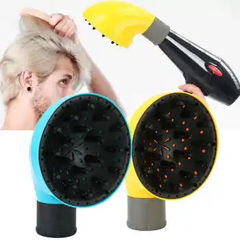 

Universal Hair Diffuser Profession Blow Dryer Hair Dryer Diffuser for Curly Wavy Hair Salon Accessories Yellow/ Blue
