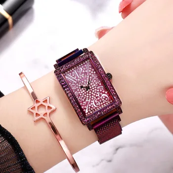 

Women's Watches Woman Luxury Brand Fashion Women Lady Crystal Watches Clock Quartz Ladies Wrist Watches For Women's Wristwatch