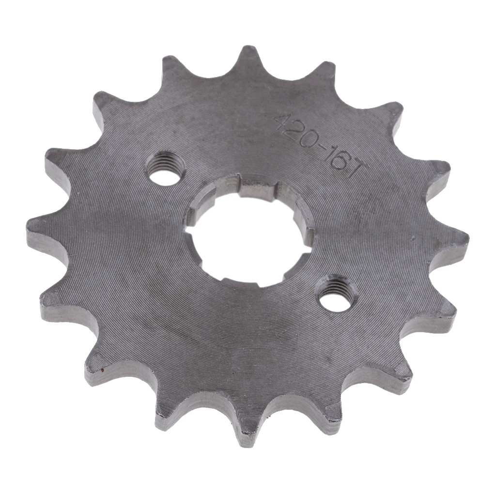 16T 420 20mm Front Sprocket Cog For 110/125/140cc Dirt Pit Trail Bike ATV