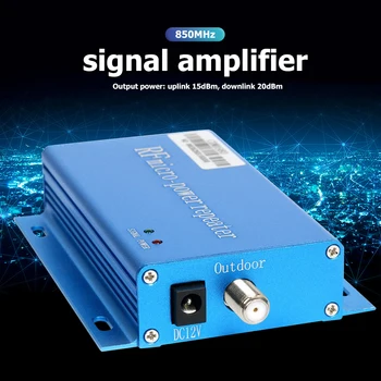 

CDMA 850MHz Mobile Phones Signal Booster Amplifier Repeater + Yagi Antenna Kit for Household Television Ornaments