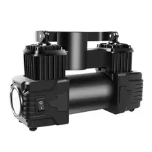 Car BY-950 Tire Pressure Gauge Double Cylinder High Power Pointer Display Mini Air Pump Compressor for Car