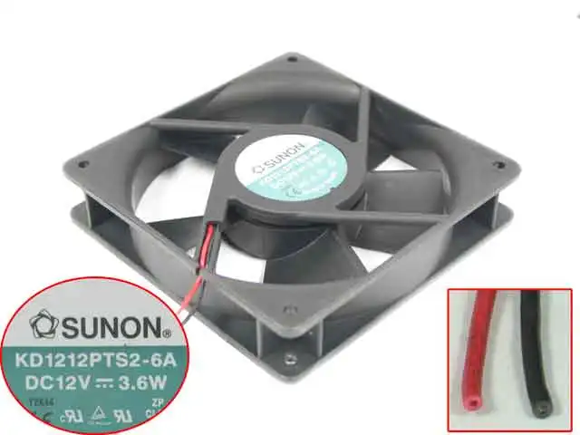 SUNON KD1212PTS2-6A AC/DC 12V 3 6 W 120x120x25 мм 2-провод Сервер вентилятор охлаждения | Компьютеры и