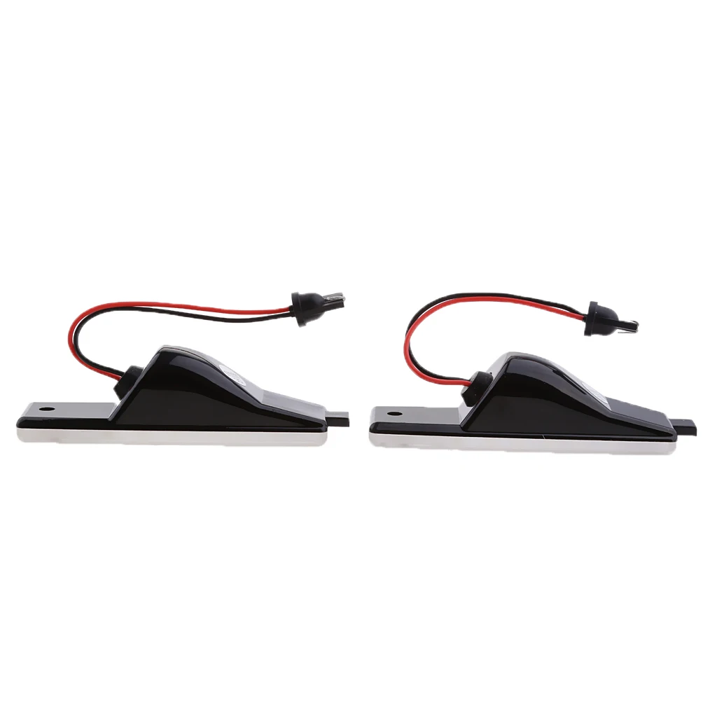 2 Pieces LED Number License Plate Light Lamp for Toyota Hiace Rav4 Vanguard
