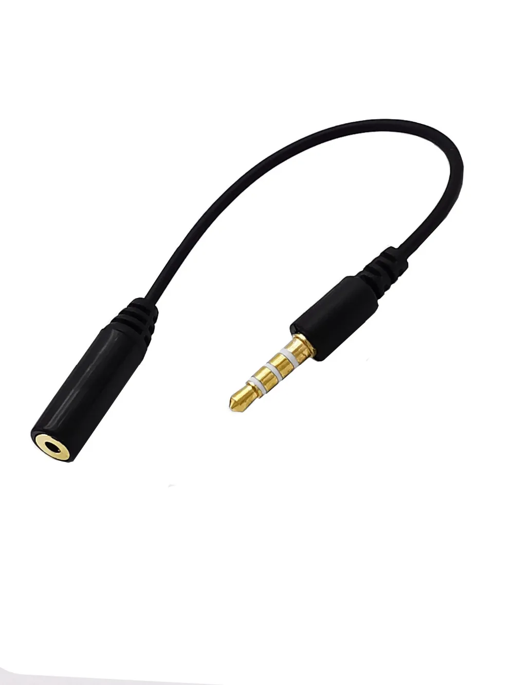 2.5mm Female to 3.5mm Male Audio Adapter Cable - 4 Pole Headset Plug for iPhone, Speaker, Headphone Description Image.This Product Can Be Found With The Tag Names Audio adapter cable, Computer Cables Connecting, Computer Peripherals, PC Hardware Cables Adapters