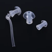 1set Hearing Aid Earplug Ear Plugs Eartips Domes with Sound Tube Tubes + Domes (L M S) Size Hearing Aids Accessories 2