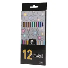 12 шт. нетоксичные металлические карандаши для рисования|Цветные