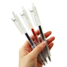 

0.5mm Writing Simple Creative Press Gel Pens Blue\Black\Red Ink Refill for Office Students Learning School Supplies Stationery