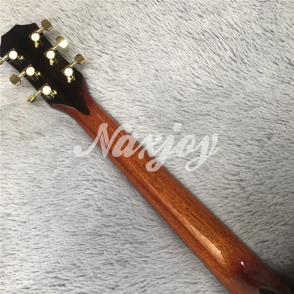 Solid koa top Chaylor PS14 Акустическая гитара, инкрустация абалона гриф из черного дерева, Cocobolo сзади и по бокам акустическая электрогитара