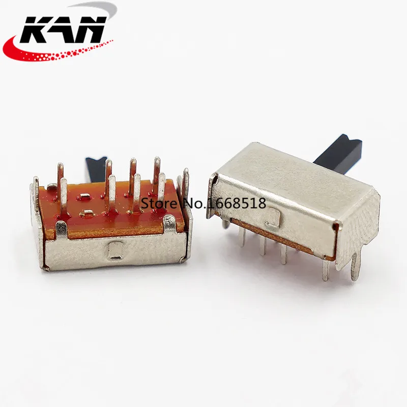 100 шт. SK23D07 8-контактная печатная плата 3 позиции 2P3T DP3T миниатюрный переключатель