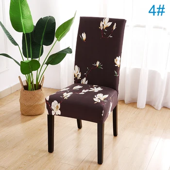 

HOT Elastic Dining Chair Covers Slipcovers Kitchen Chair Protective Covers CA