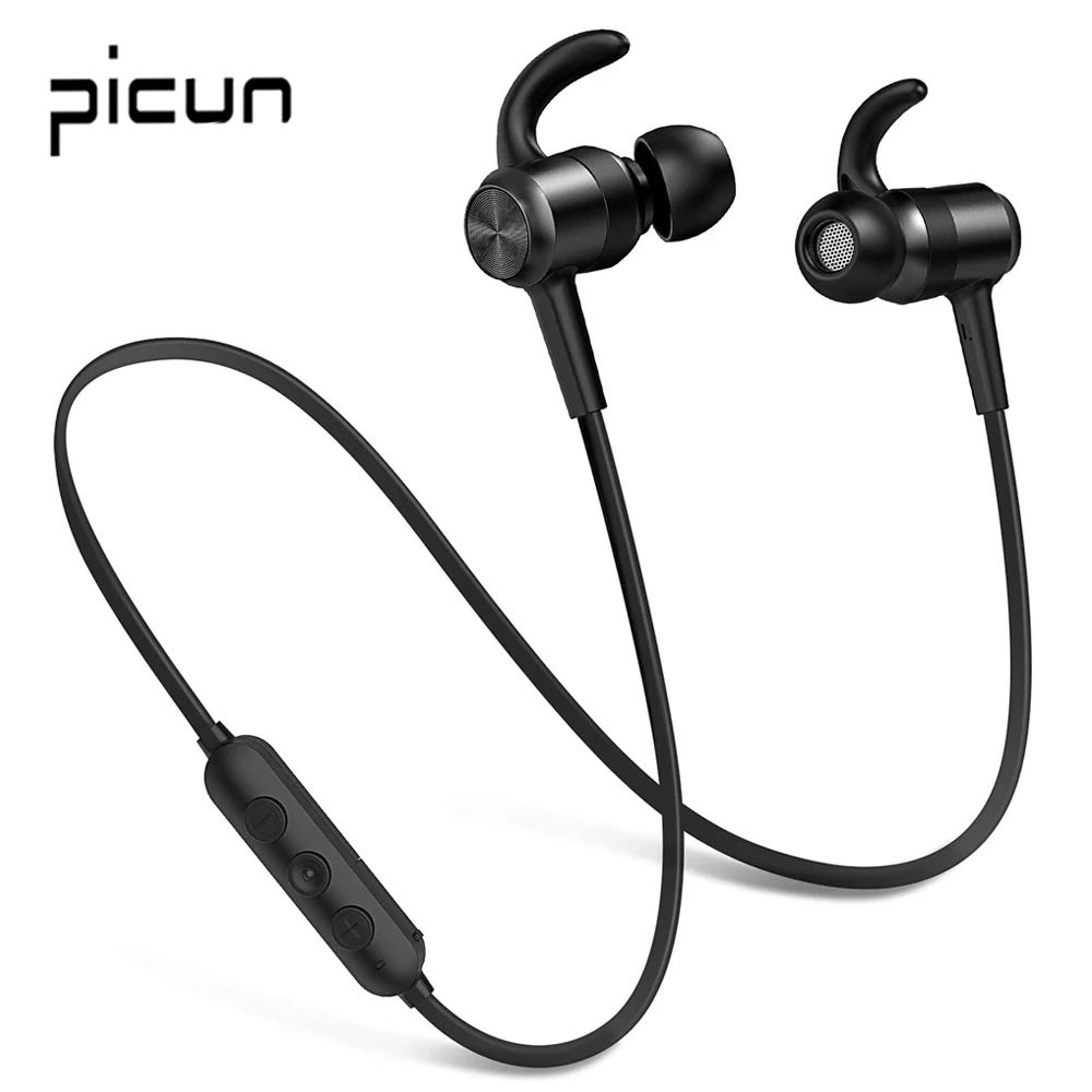 Магнитные Bluetooth наушники Picun H10 Спортивные Беспроводные для бега и прослушивания
