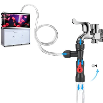 

Fish Tank Plastic Water Changer Pump Faucet Type Water Changer Fish Tank Cleaning Plastic