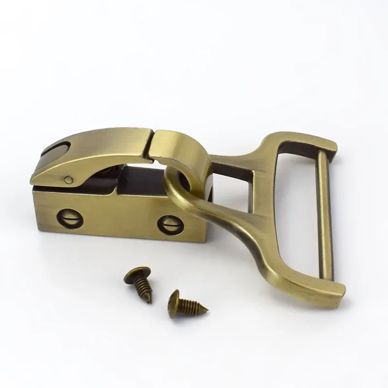 brass 4 комплекта Meetee ремешок для сумки боковые Висячие пряжки с зажимом металлическая защелкивающаяся застежка с винтом для сумок Запчасти Аксессуары F2-14 - Цвет: brass