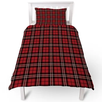 

Traditional Scottish Plaid Duvet Cover Pillow Case Quilt Cover Set Bedclothes Single Bedding Sets For Bed