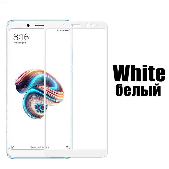 9D Full Cover Tempered Glass For Xiaomi Redmi Note 5 Global version Screen Protector for Redmi Note 5 Pro Note5 Protective Film mobile screen protector Screen Protectors