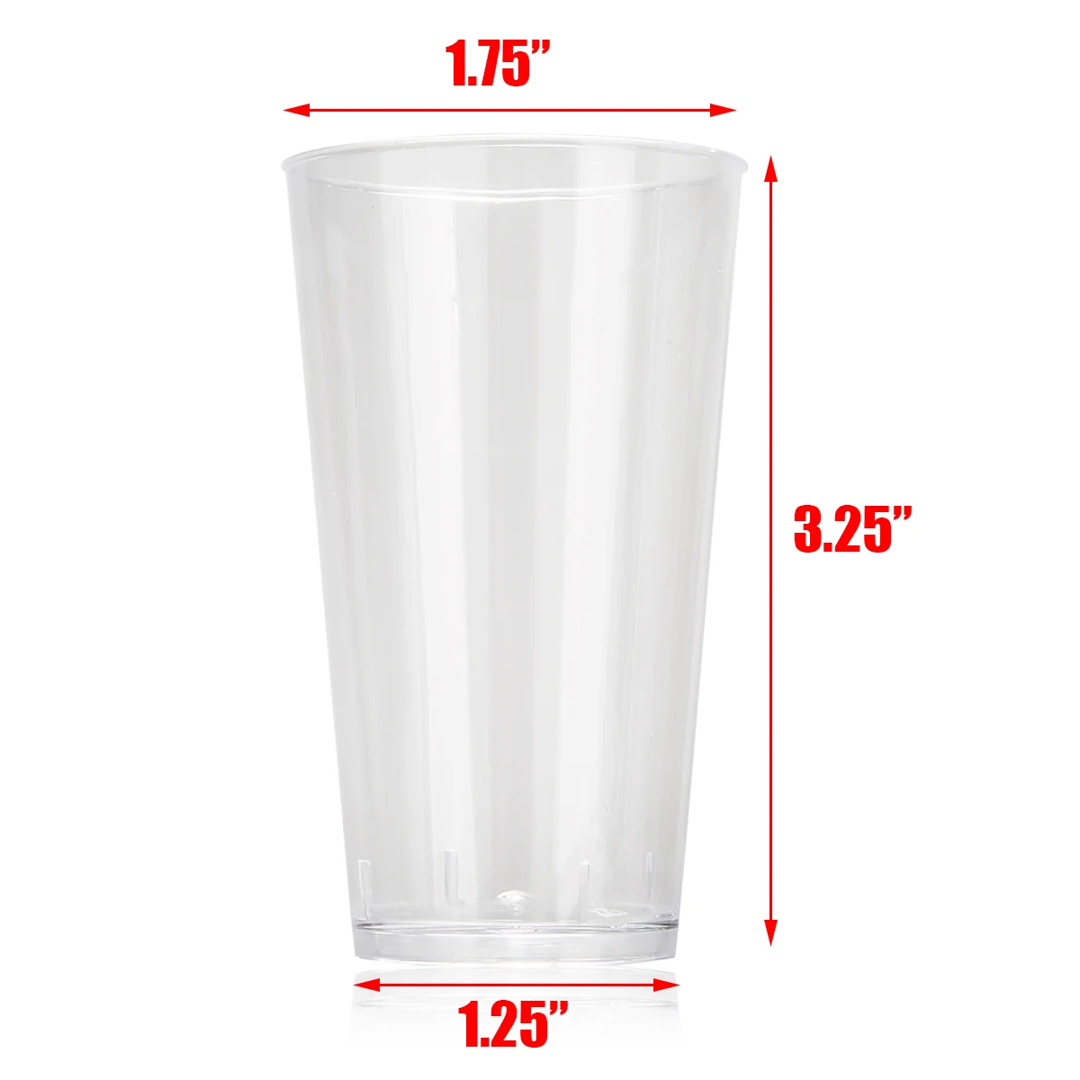50pcs 30z Disposable Dessert Drink Shooter Cups Jelly Salad Mousse Container