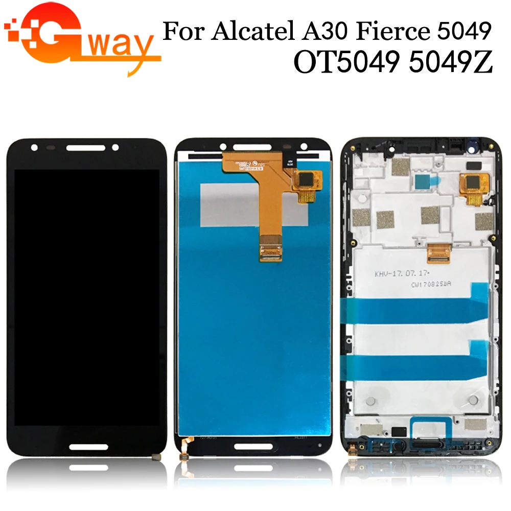 Для Alcatel A30 Fierce 5049 OT-5049 Вт 5049z OT5049 ЖК-дисплей + сенсорный экран ЖК-дигитайзер