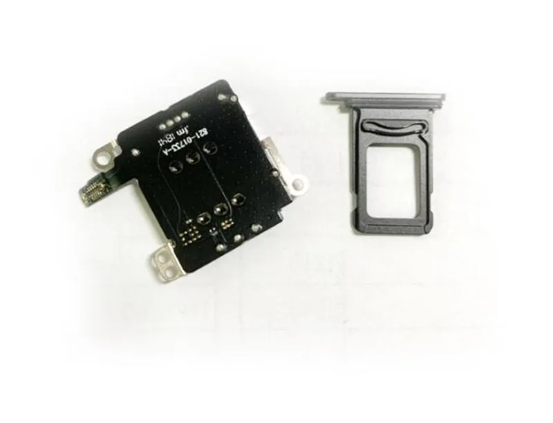 10 компл./лот Dual Sim Card Reader-станция для зарядки с гибким кабелем+ лоток для сим-карт для держания со слотами для iPhone XR