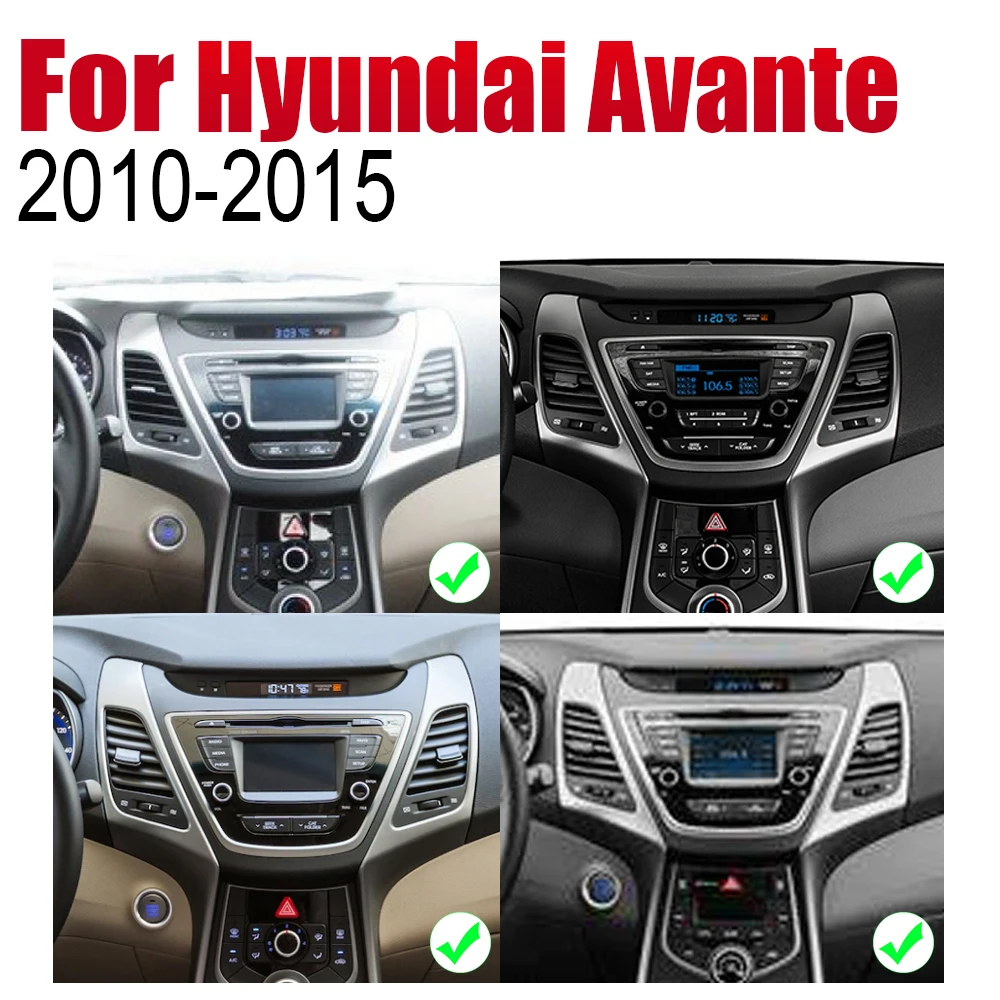Best ZaiXi Android Car Radio Stereo DVD GPS Navigation For Hyundai Avante Elantra 2010~2015 Bt wifi 2din Car Radio Stereo Multimedia 2
