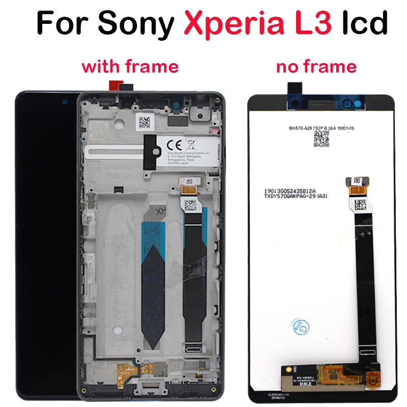 5 7 &quotэкран для Sony L3 ЖК-дисплей кодирующий преобразователь сенсорного экрана в