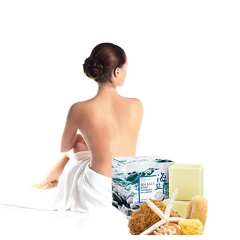 

Sea salt bath, Clean Makeup removing soap, thin face, thin body bath shampoo. Deodorizing and odor removing bath soap