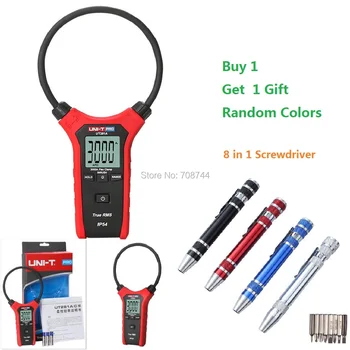 

UNI-T UT281A/UT281C/UT281E True RMS Flex Clamp; 3000A AC True RMS Clamp Meter, Low Voltage Display / Digital Hold/Backlight