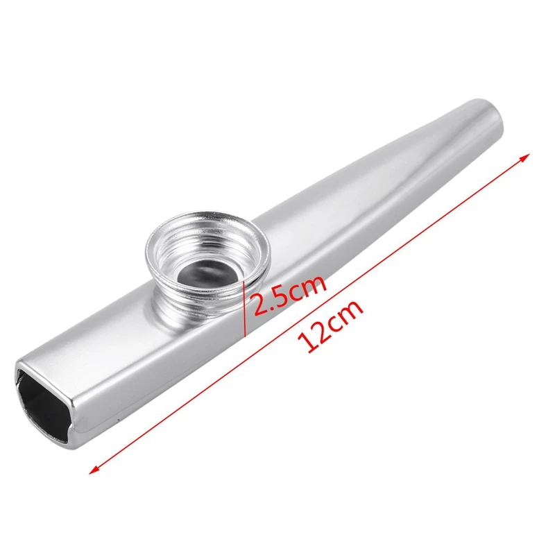 1 Набор деревянных kazoo s, изысканный инструмент, легко и веселиться для детей и людей, Hum Song& 1 шт. Серебряный kazoo алюминиевый сплав
