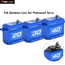 Power HD WH20 30 40 6.0 8.4V, grand couple, boîtier en aluminium, étanche, Servo numérique Compatible avec TRX4/KM5 pour pièces de voiture RC