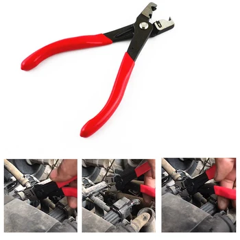 

R Type Car Repair Hand Tools Collar Hose Clip Clamp Pliers Water Pipe Boot Clamp Calliper Strong Comfortable Grip Universal