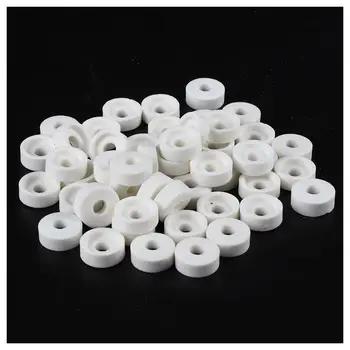 

New 15mm OD 6mm High Round Ceramic Insulated Washer Fender 50 Pieces