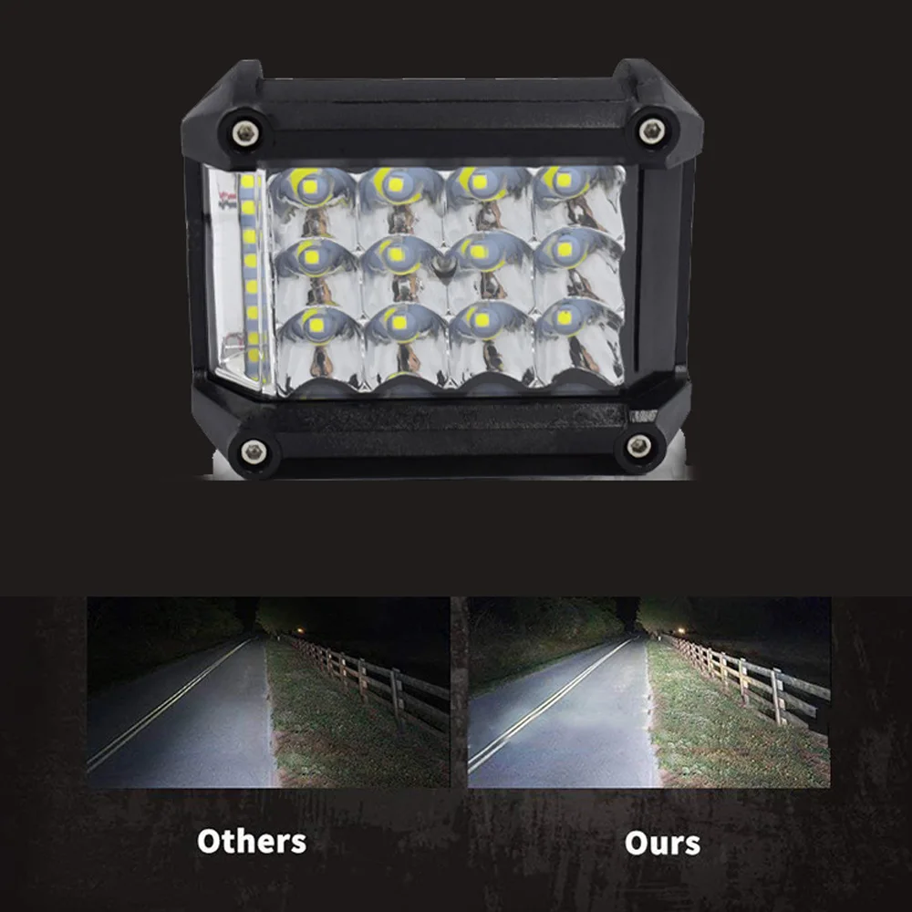 Автомобильный головной светильник 57W светодиодный рабочий светильник 12V 24V LED пятно света на открытом воздухе внедорожные Точечный светильник головной светильник Водонепроницаемый 6000LM
