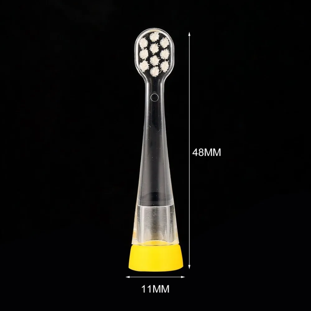 2 шт. портативные электрические сменные насадки для щёток для Seago SG-811 Детская электрическая зубная щетка мягкая нейлоновая щетина Dupont